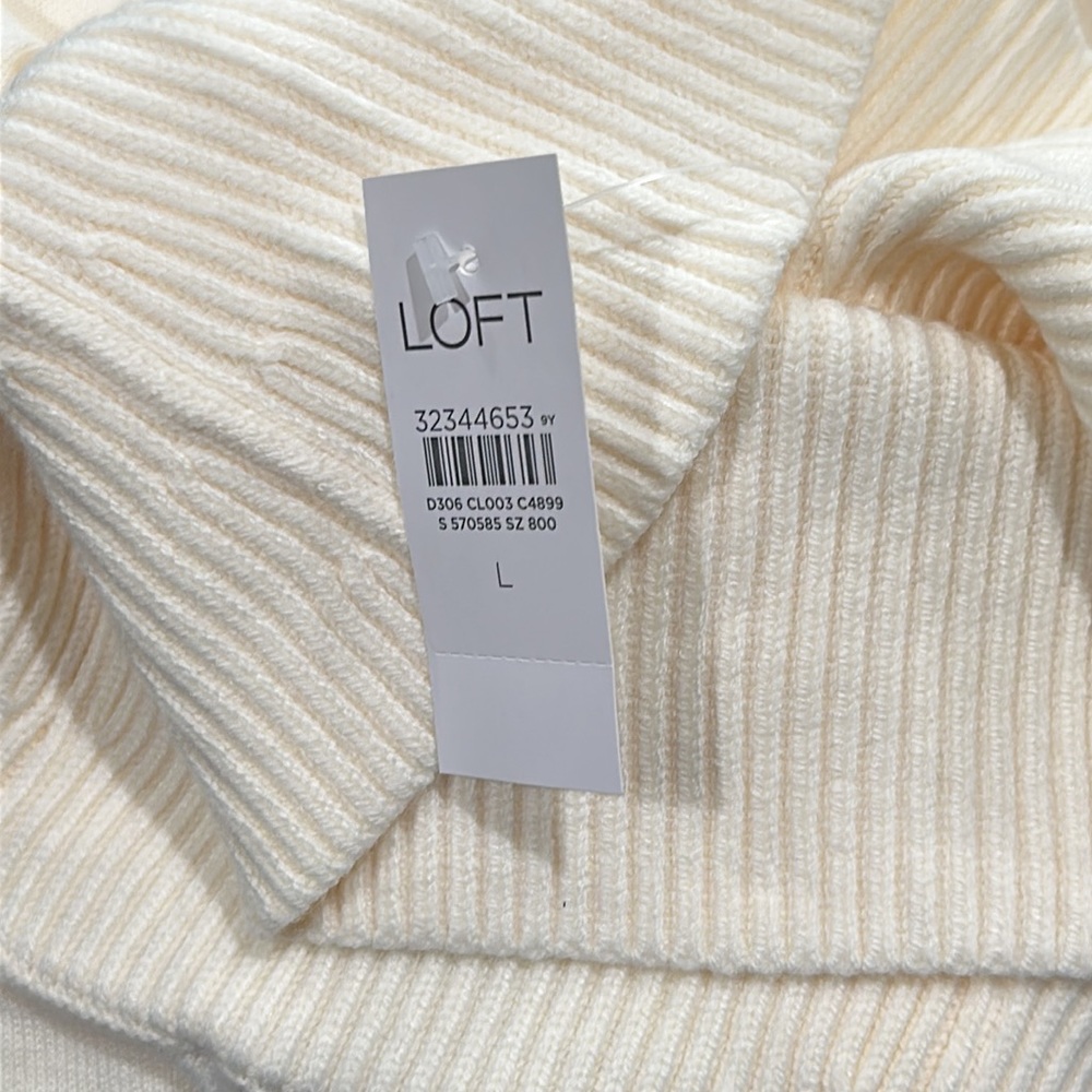 LOFT Cowl Tunic Sweater Size L - Picture 10 of 10